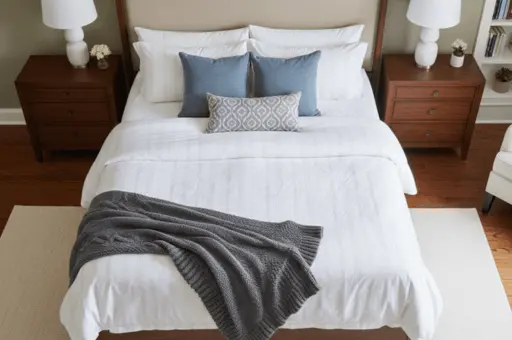 California King Size Bed dimensions chart in inches and cm